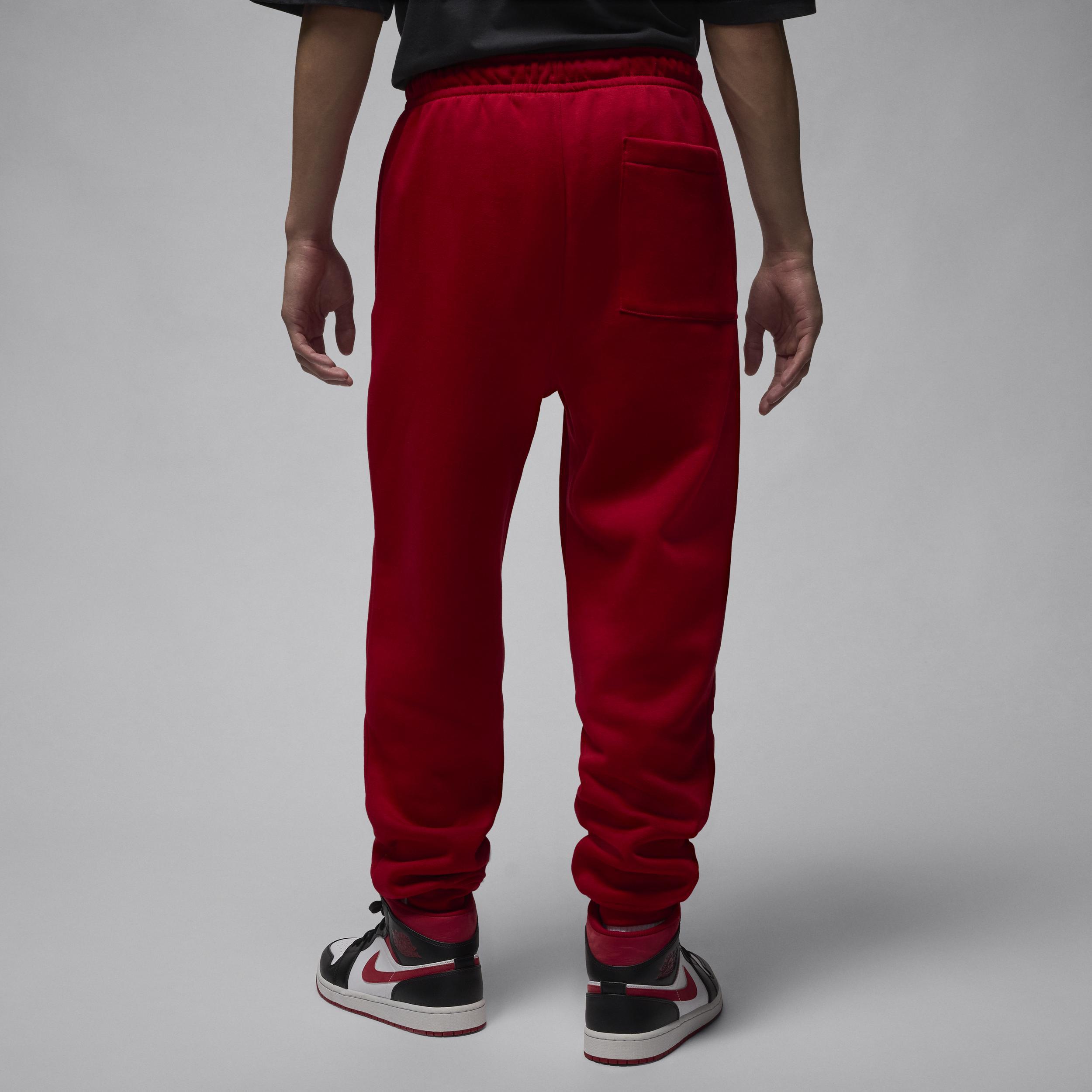 Jordan Mens Jordan Brooklyn Fleece Pants - Mens Red/White Product Image