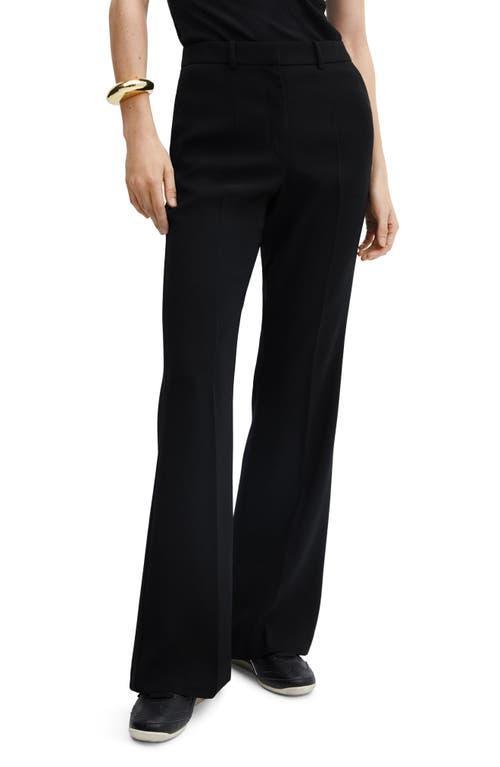 Mango slim flare tailored pants Product Image