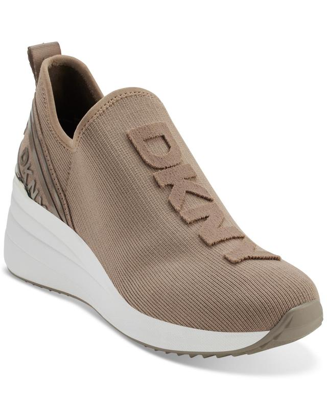 Dkny Womens Keeva Wedge Sneakers Product Image