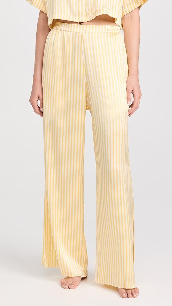 Lunya Washable Silk High Rise Pant Set | Shopbop Product Image