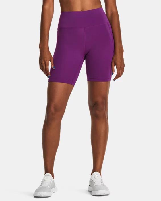 Womens UA Meridian 7 Bike Shorts Product Image