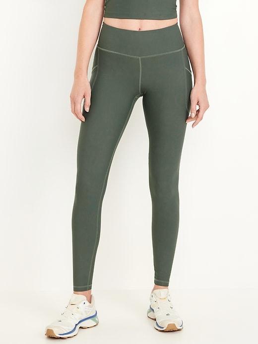 High-Waisted PowerSoft Full-Length Pocket Leggings Product Image