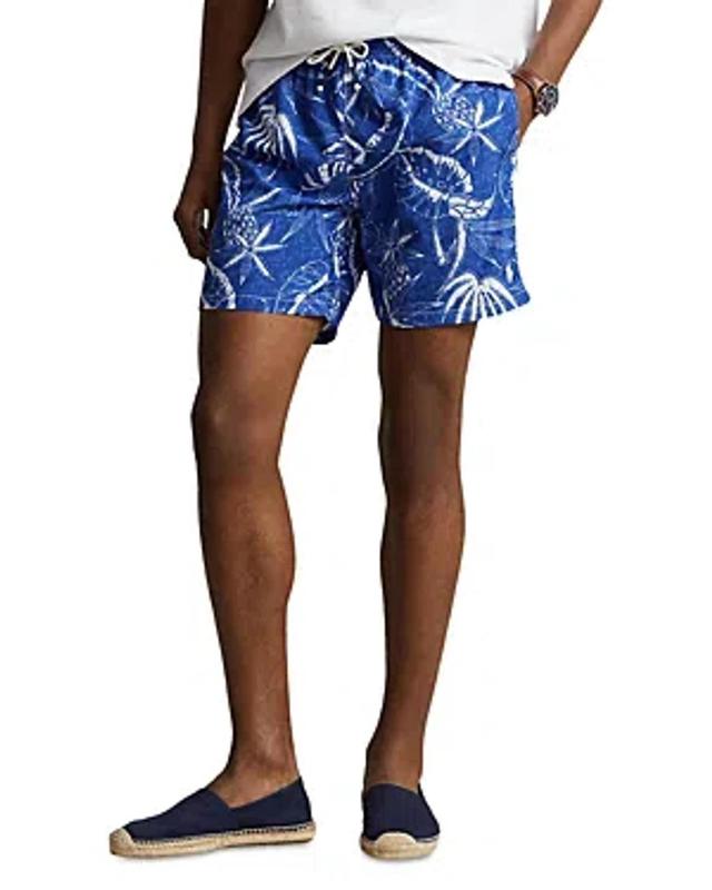 Men's 5.75-inch Hoffman Print Swim Trunks In Ocean Breeze Floral Product Image