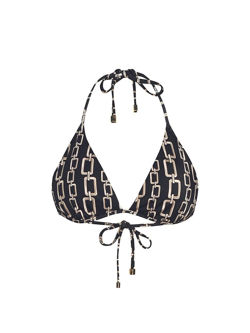 LAGENCE Annabelle Geo Triangle Bikini Top Product Image