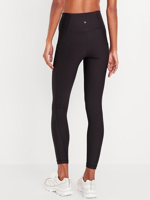 High-Waisted PowerSoft Rib Leggings Product Image