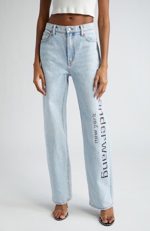 Alexander Wang EZ Slouch Cutout Logo Jeans product image