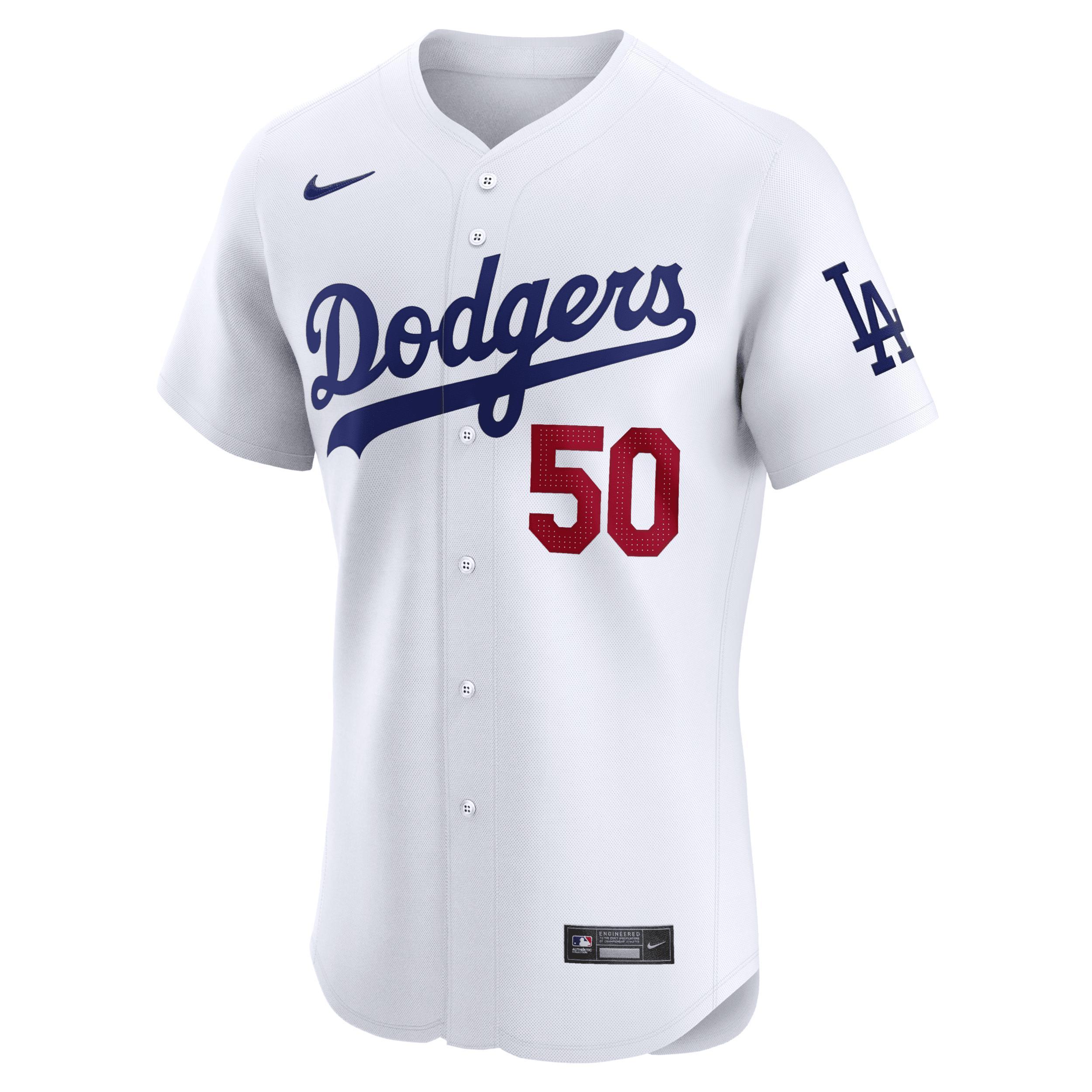 Mookie Betts Los Angeles Dodgers Nike Men's Dri-FIT ADV MLB Elite Jersey Product Image