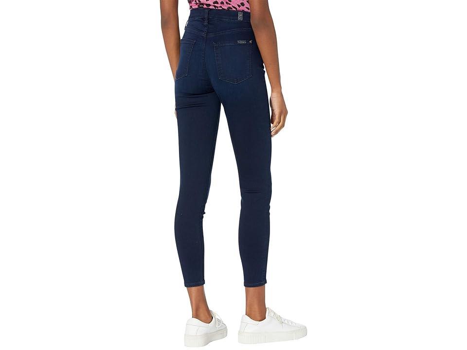 7 For All Mankind High-Waist Ankle Skinny in Slim Illusion Twilight (Slim Illusion Twilight ) Women's Jeans Product Image