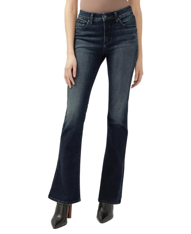 Silver Jeans Co. Womens Avery High Rise Curvy Fit Slim Bootcut Jeans Product Image