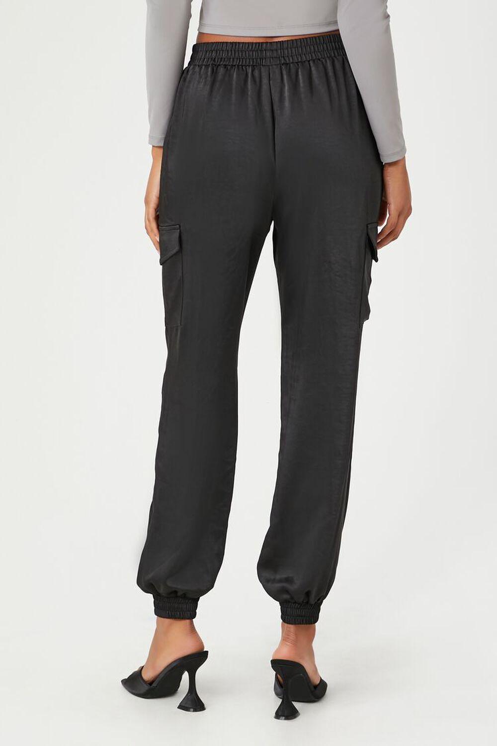 Satin High-Rise Joggers | Forever 21 Product Image