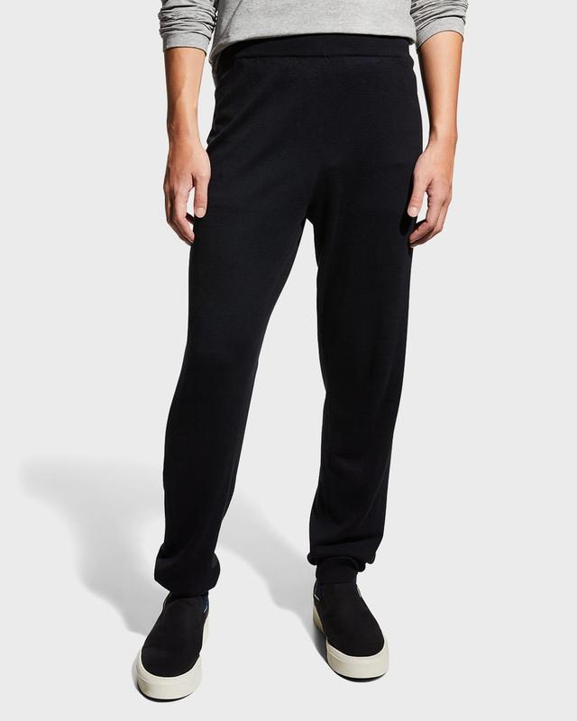 Mens Cashmere-Blend Jogger Pants Product Image