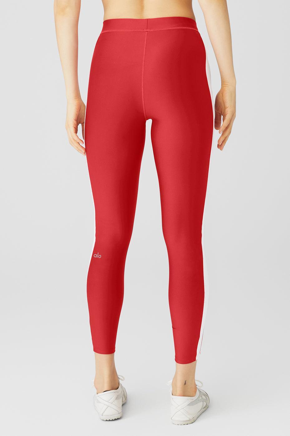 Airlift High-Waist 7/8 Car Club Legging - Classic Red/White Female Product Image