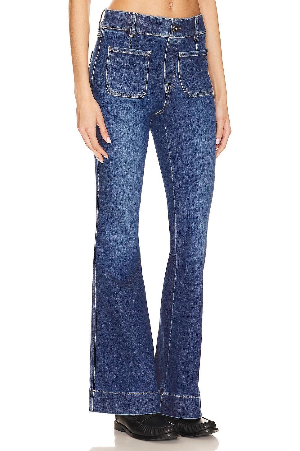 Flare Jeans With Patch Pockets SPANX Product Image