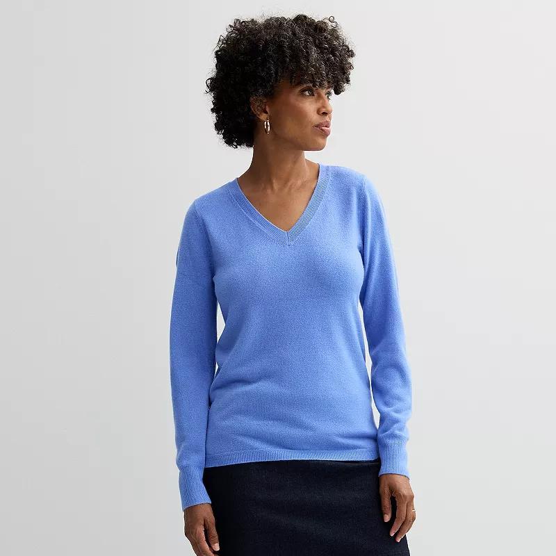 Womens Croft & Barrow The Extra Soft V-Neck Sweater Product Image