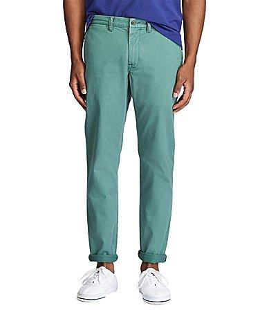 Polo Ralph Lauren Straight Fit Flat Front Stretch Twill Chino Pants Product Image