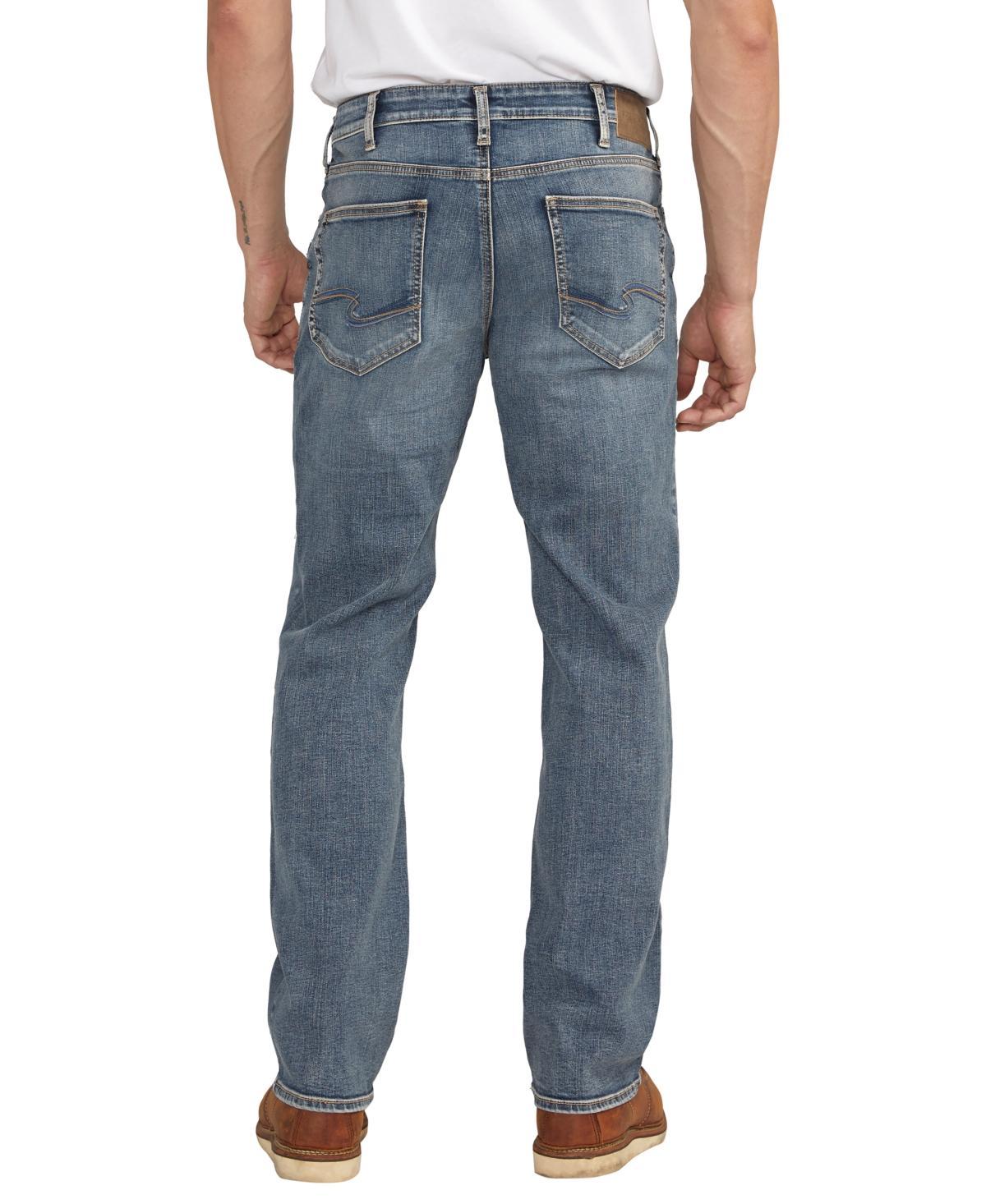 Silver Jeans Co. Mens Zac Relaxed Fit Straight Leg Jeans Product Image