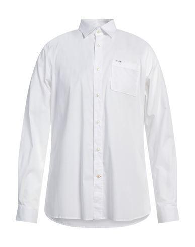 BARBOUR Man Shirt White Size L Cotton, Elastane Product Image