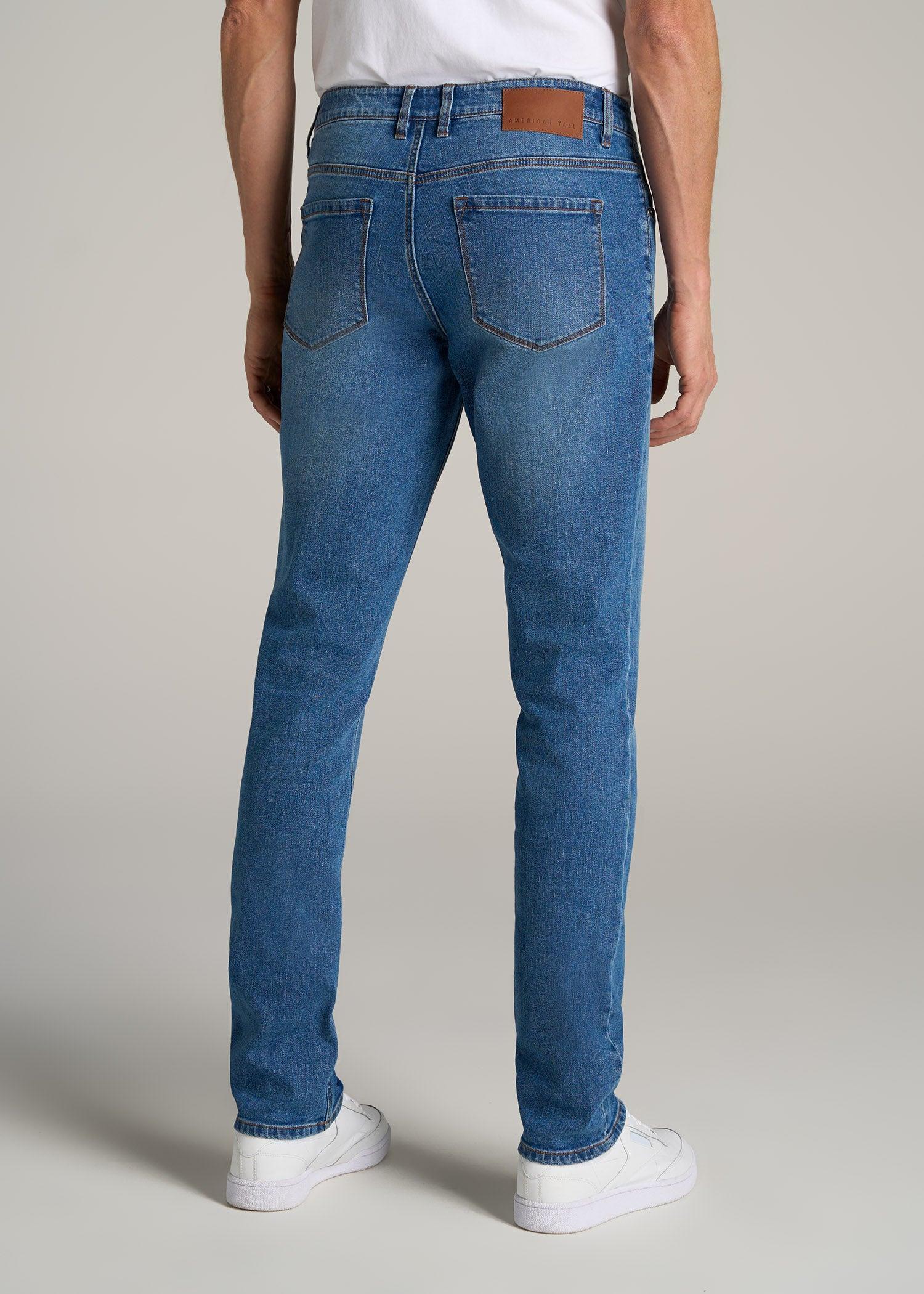 Carman TAPERED Jeans for Tall Men in Classic Mid Blue Male Product Image