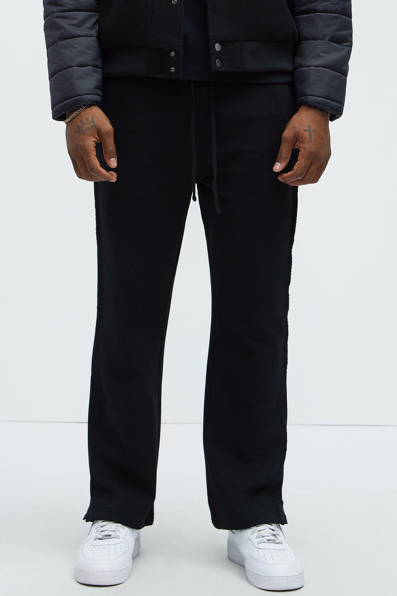 Tyson Douglas Frayed Sweatpants - Black Product Image