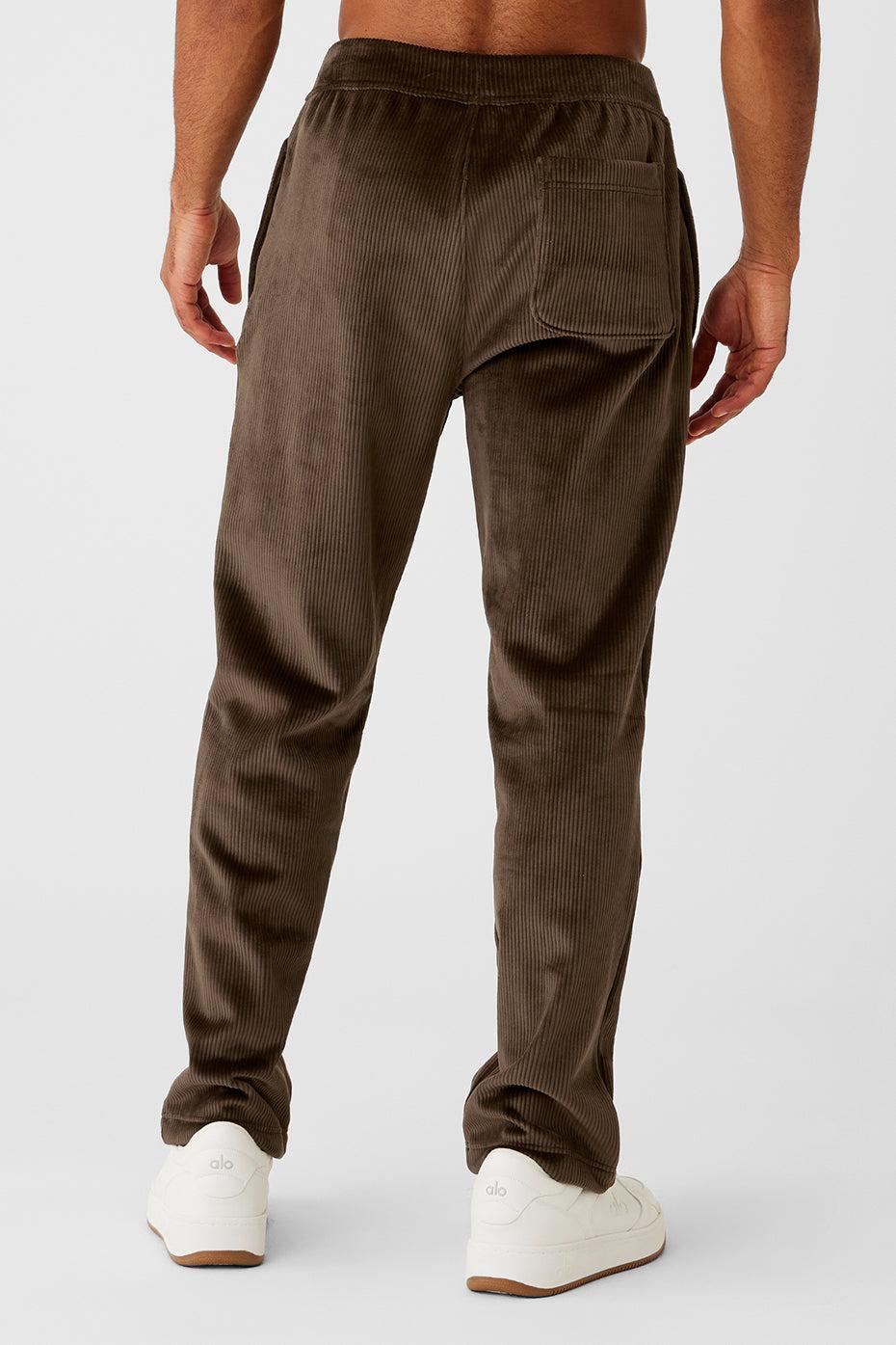 Velour Baller Pant - Espresso Product Image