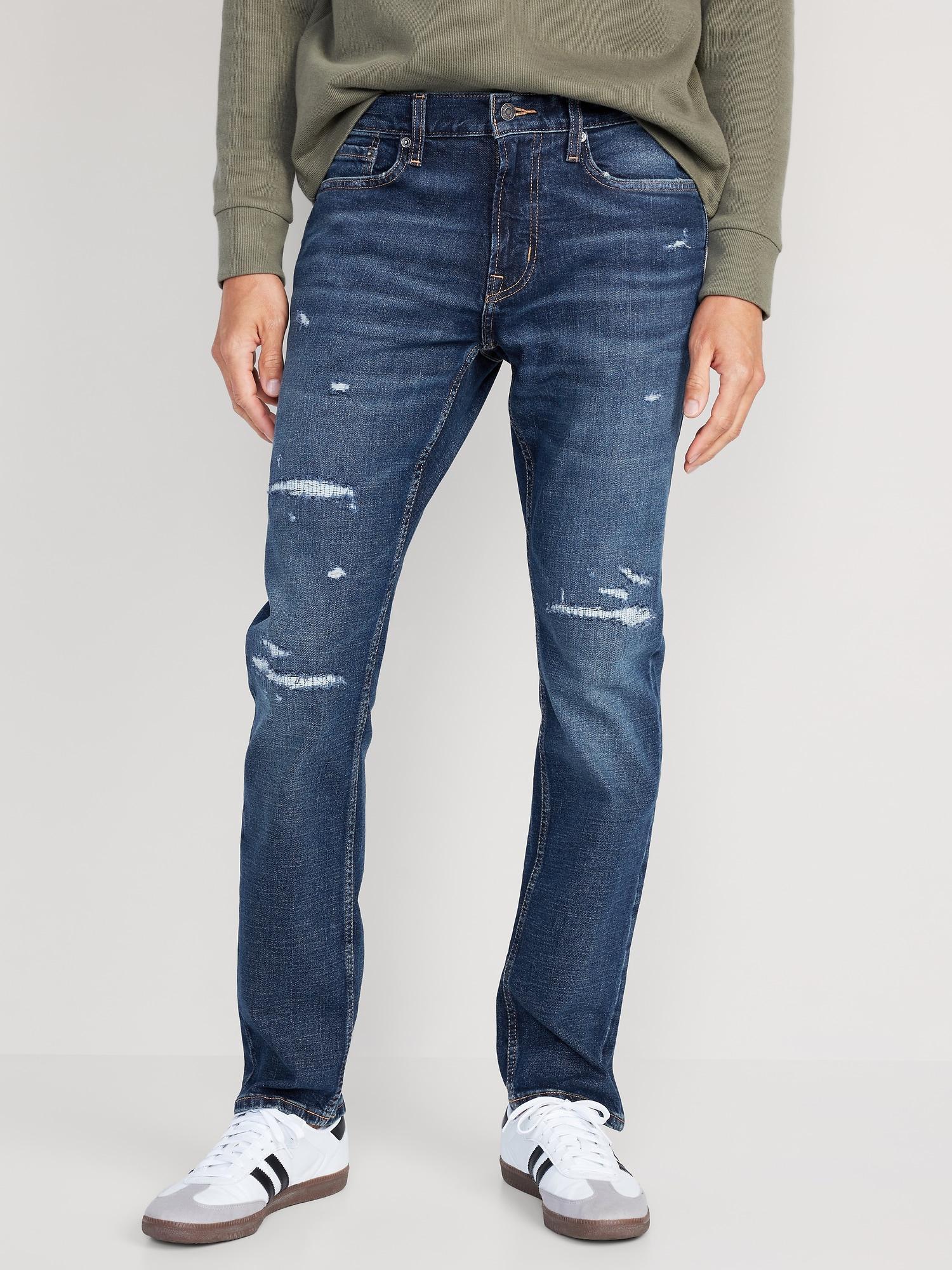 Slim Built-In-Flex Ripped Jeans Product Image