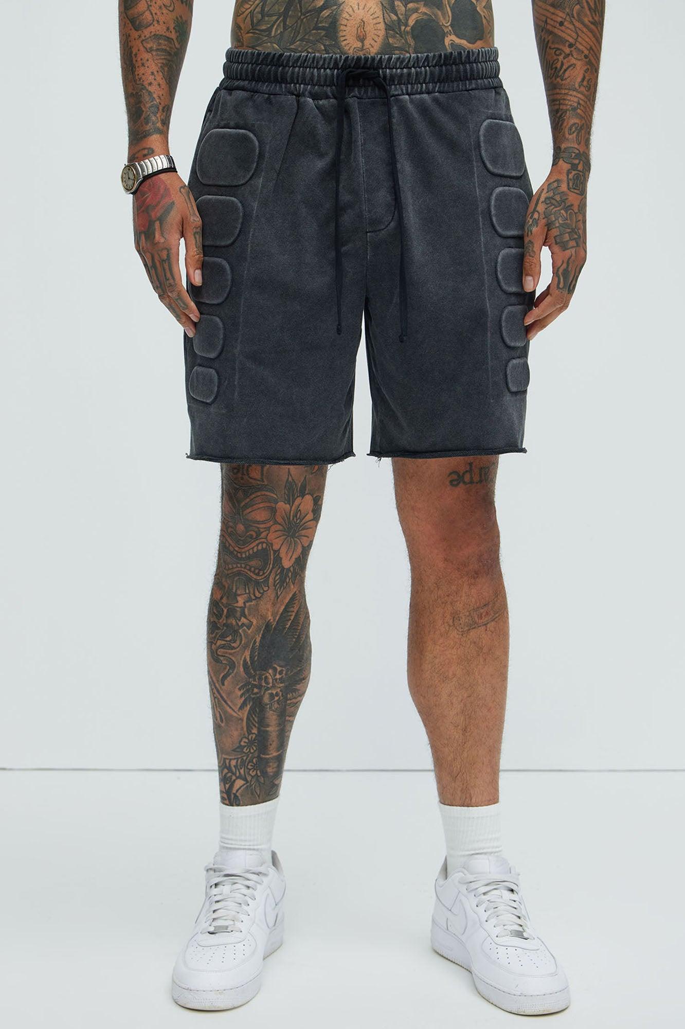 Mayzen Relaxed Shorts - Black Wash Product Image