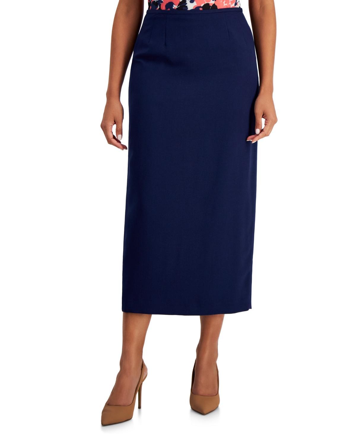 Kasper Crepe Column Skirt Product Image