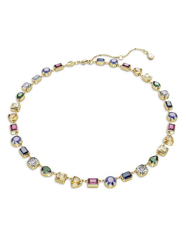 Stilla Gold-Tone Mix-Cut Multicolor Crystal Necklace Product Image