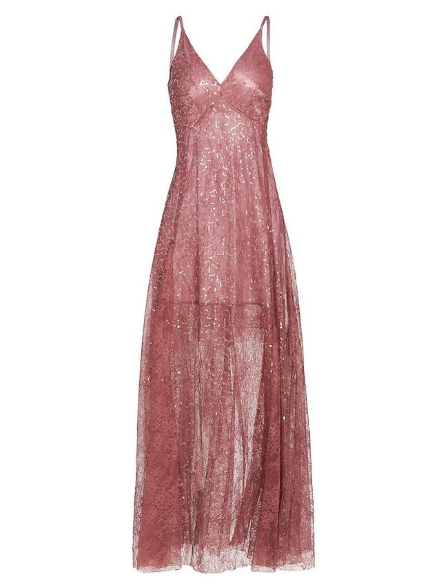 Womens Astro Embellished Slip Gown Product Image