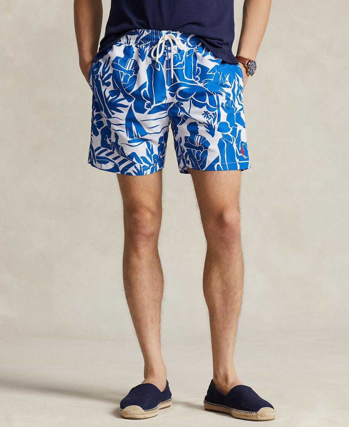 Mens Traveler Abstract Swim Trunks Product Image