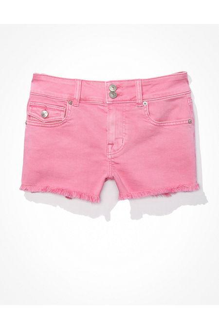 AE Next Level Twill Low-Rise Short Short Womens Product Image