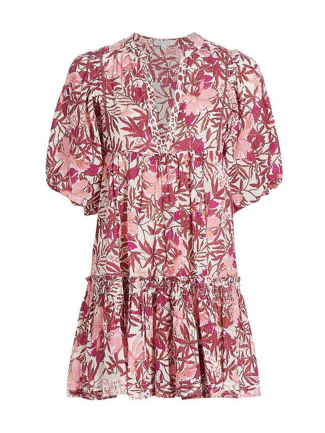 Womens Aria Floral Minidress Product Image