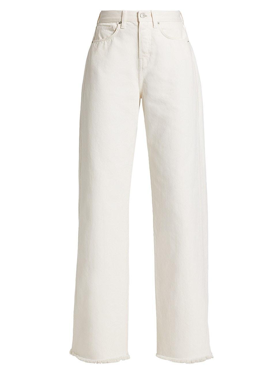 Womens Taylor High-Rise Wide-Leg Jeans Product Image