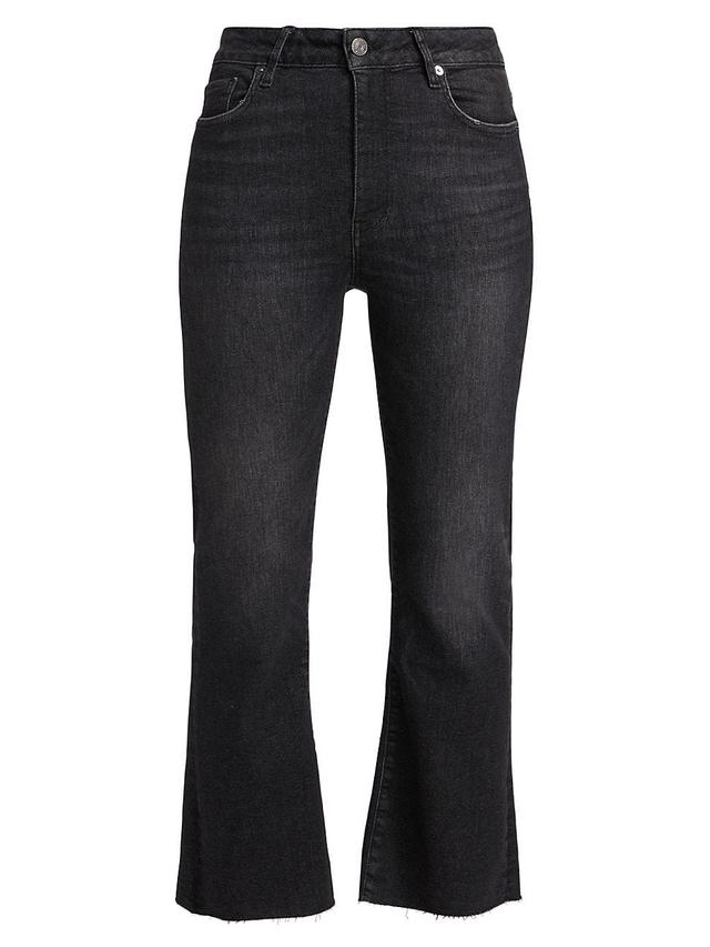 Womens Le Crop Mini Boot High-Waist Raw-Hem Jeans Product Image