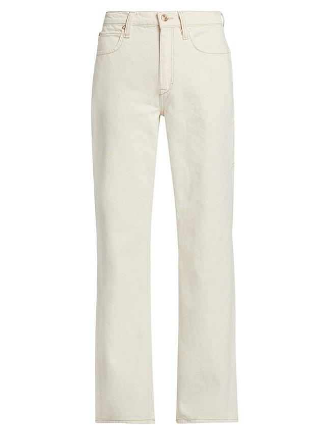 Womens Tinsley High-Rise Straight-leg Jeans Product Image