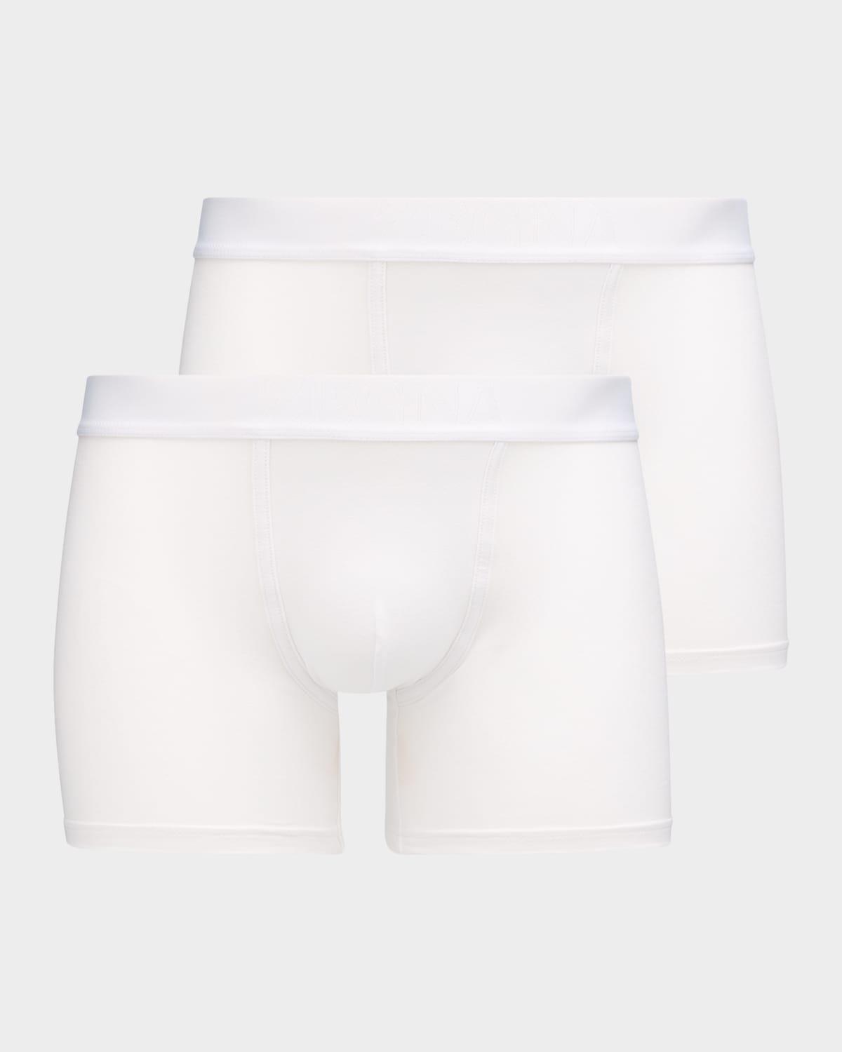 Mens Two-Pack Cotton Boxer Briefs Product Image