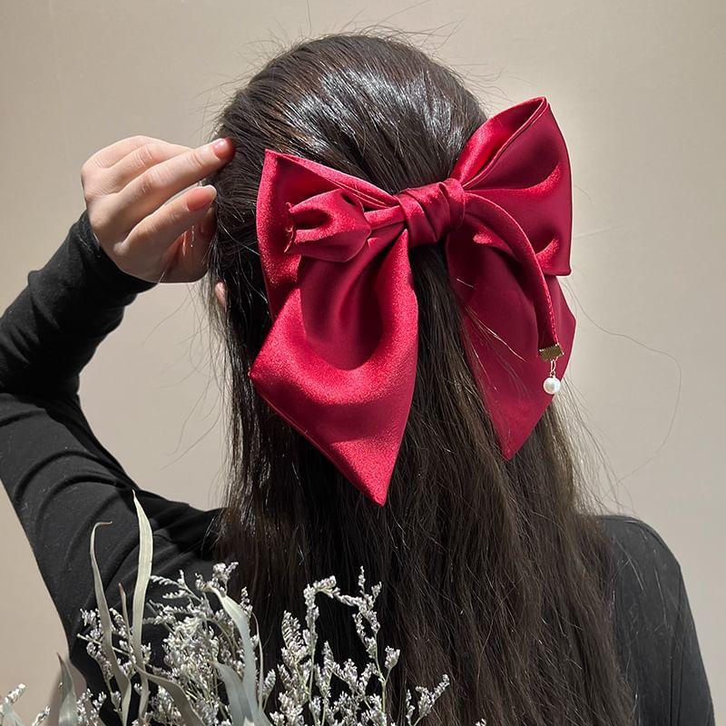 Bow Fabric Hair Clip (Various Designs) Product Image