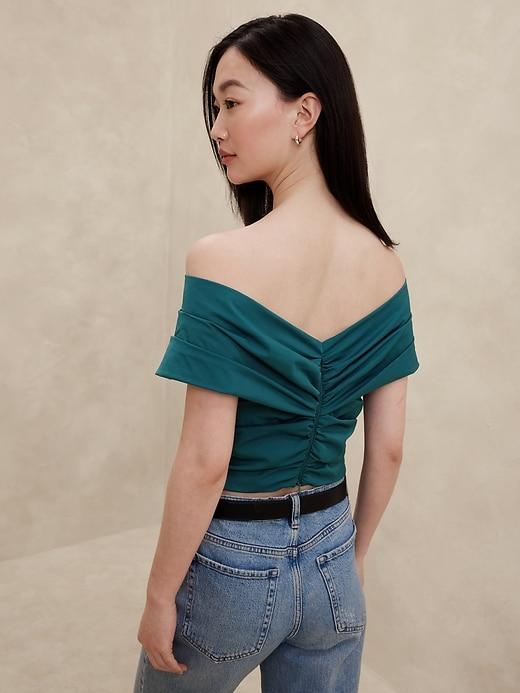 Taffeta Cropped Top Product Image