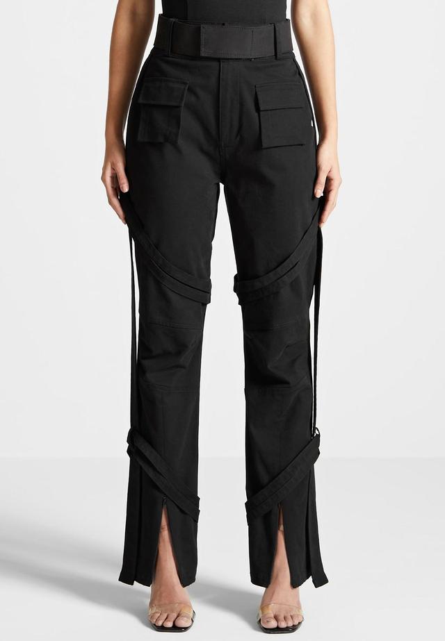 Carpenter Cargo Trousers - Black Female Product Image