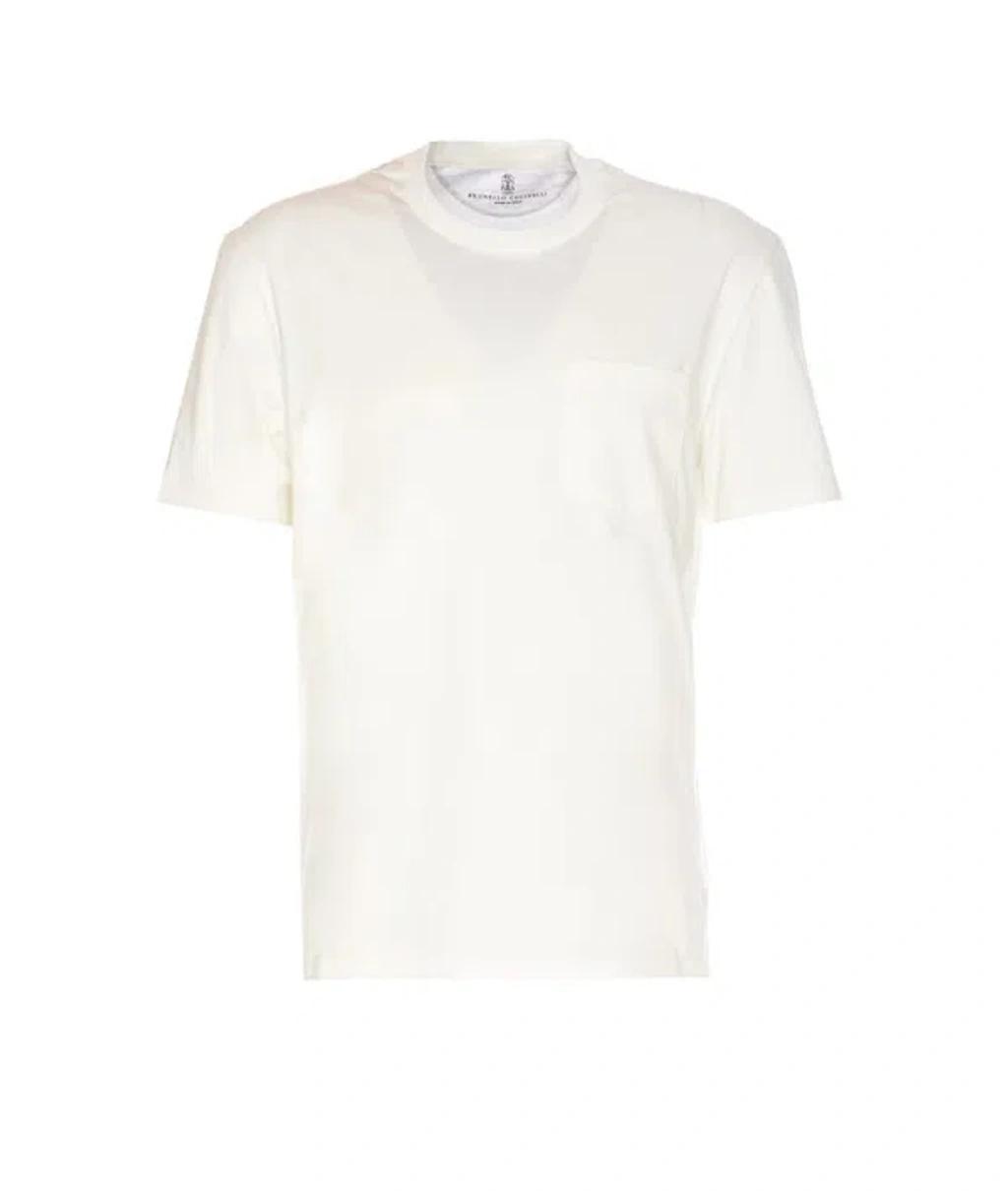 BRUNELLO CUCINELLI T-shirts And Polos In White Product Image