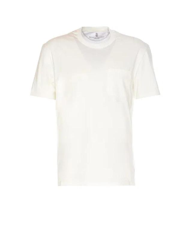 BRUNELLO CUCINELLI T-shirts And Polos In White Product Image