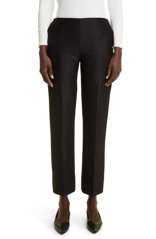 The Row Flame Straight Leg Wool & Silk Pants Product Image