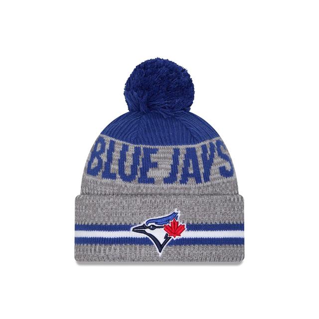 Toronto Blue Jays Runner Pom Knit Hat Male Product Image