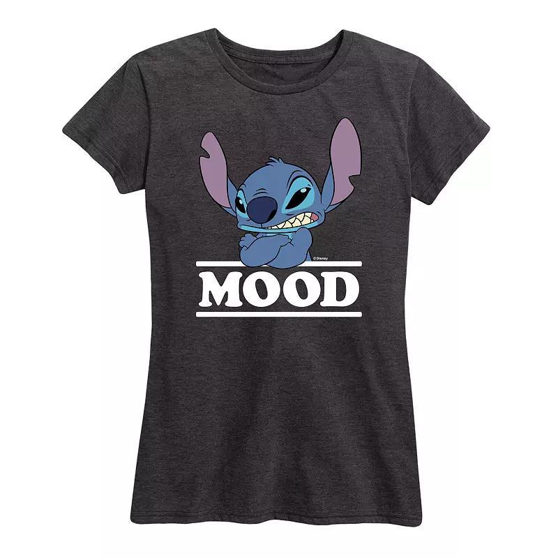 Disneys Lilo & Stitch Womens Mood Graphic Tee Product Image