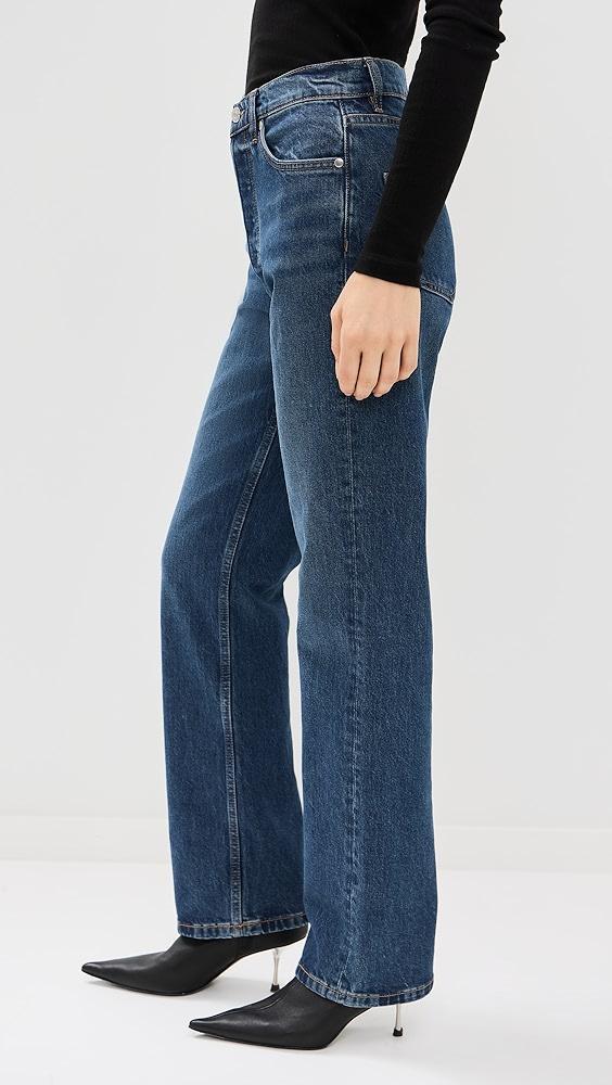 EB Denim High Rise Straight Jeans | Shopbop Product Image