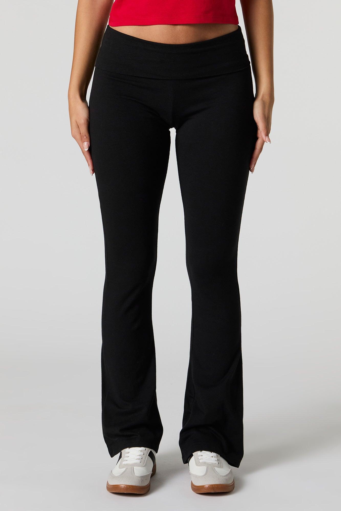 Foldover Waist Flare Pant Female Product Image