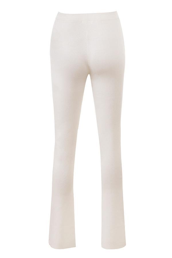 Wren Ivory Cashmere Slim Cigarette Pants Product Image