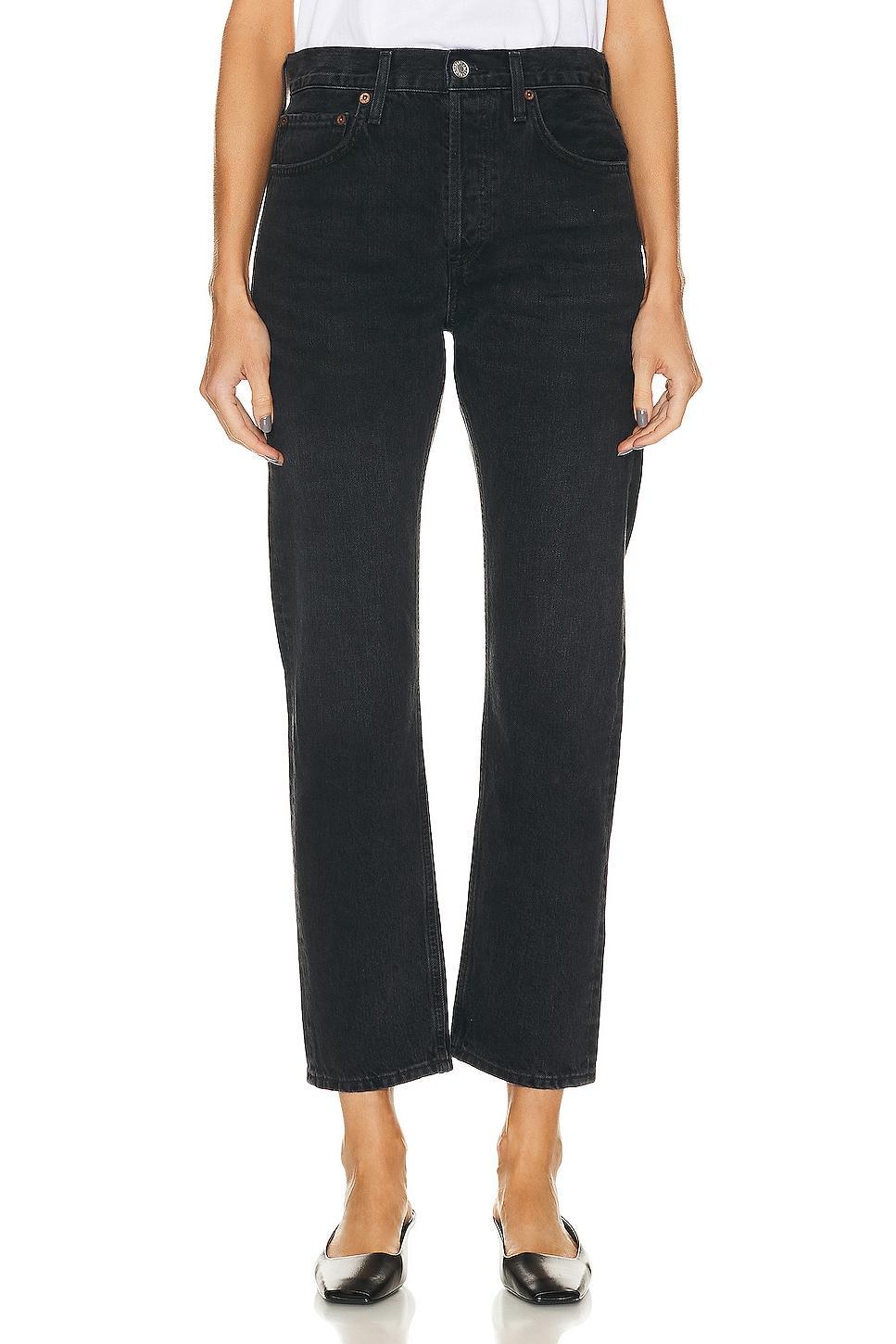 AGOLDE Parker Long Pant in Black Product Image