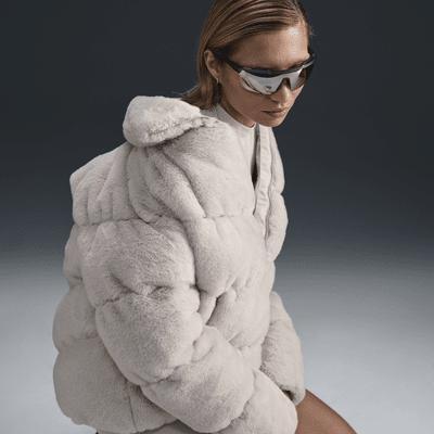 Women's Nike Sportswear Windpuffer Therma-FIT Loose Faux Fur Jacket Product Image