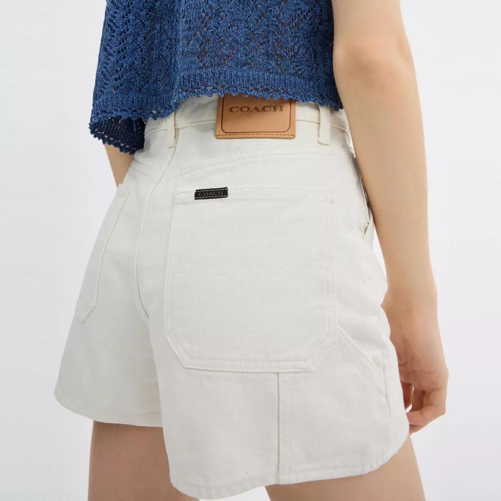 Painter Jean Shorts In Organic Cotton Product Image